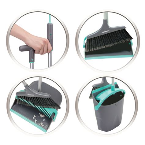 Набор для уборки HAUSMANN HM-1099 Ergo Broomer щетка, совок для сухой ...