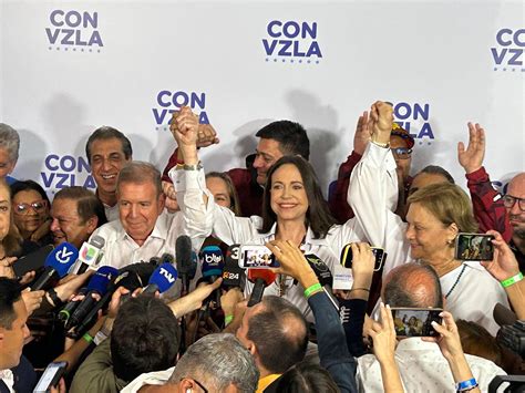 Mar A Corina Machado Diz Que Candidato Da Oposi O Obteve Dos Votos