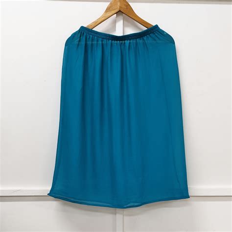 Chiffon Half Slip Dress Extender Underskirt Petticoat Customized Dress Liner Lingerie XS To