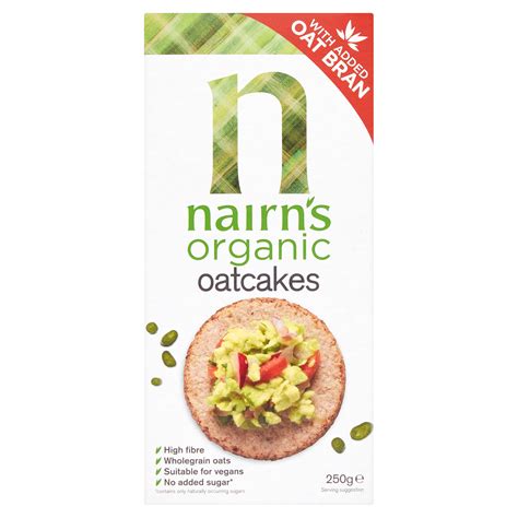 Nairns Organic Scottish Oatcakes 250g Jims