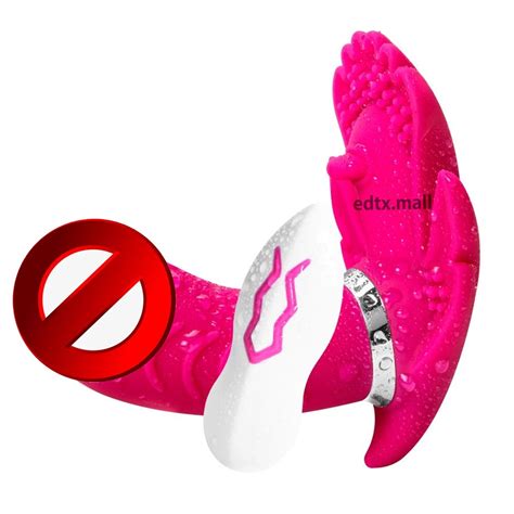 Wearable Panty Style Rechargeable Butterfly Vibrator With Wireless Remote Penis Dildo Sex Toy