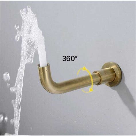 Luxury Shower Set Nickel Gold Brass Bathroom Shower Set Hot And Cold Wall Mounted Bathtub Split