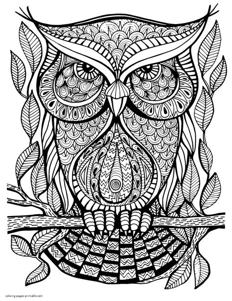Printable Adult Colouring Sheets - Printable Free Templates