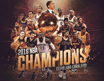 2016 NBA Champions - Cleveland Cavaliers on Behance