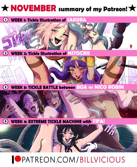 November Summary Of My Patreon By Billvicious Hentai Foundry
