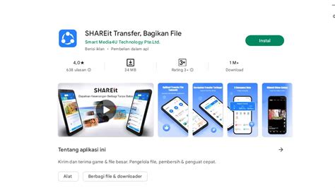 menggunakan shareit  berbagi file