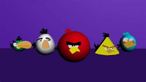 Angry Birds Free 3d Model Max Free3d