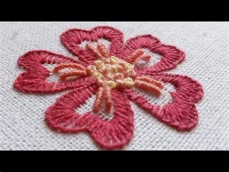 Unique Flower Embroidery Designs For Biginner Hand Embroidery