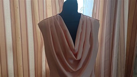 Воротник качели, водопад. Драпировка выреза. - YouTube