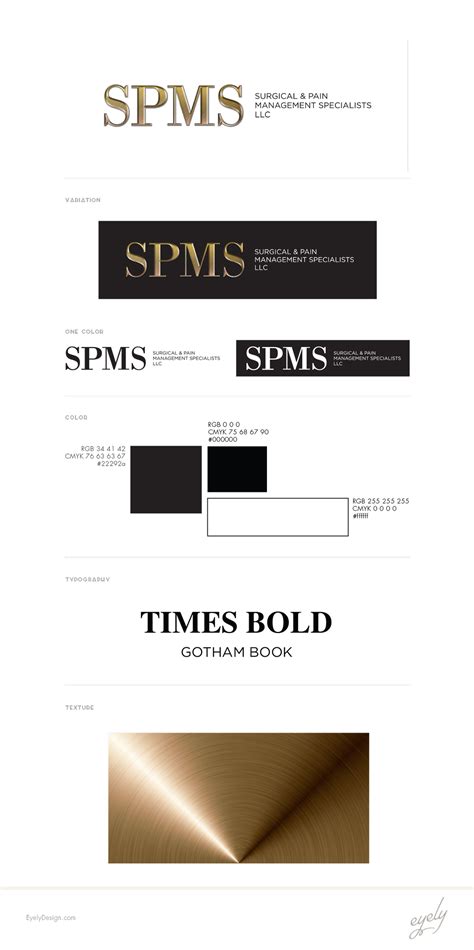 SPMS Logo for Surgery and Pain Management Centers | Eyely Design