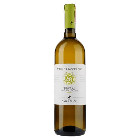 Вино San Felice Perolla Vermentino Toscana Igt біле сухе 075 л