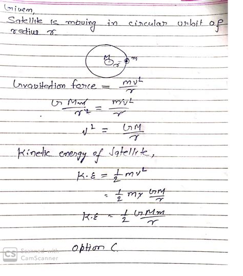 Which Expression Is An Accurate Description Of The Kinetic Energy A