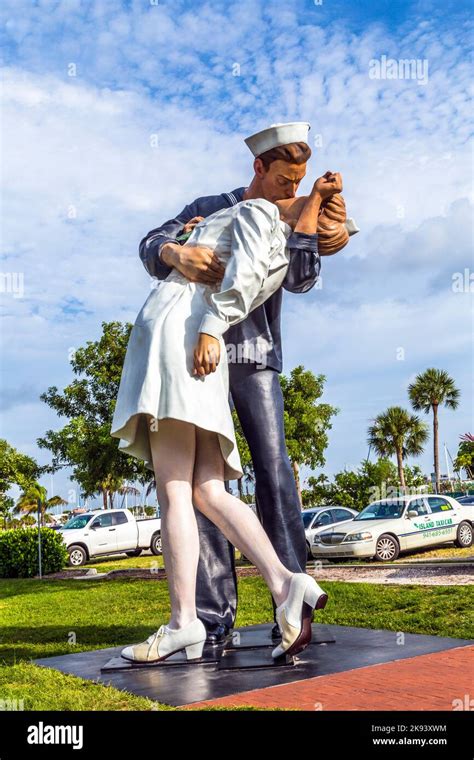 Sarasota Usa July 25 Statue Unconditional Surrender By Seward Johnson From 2006 Show A