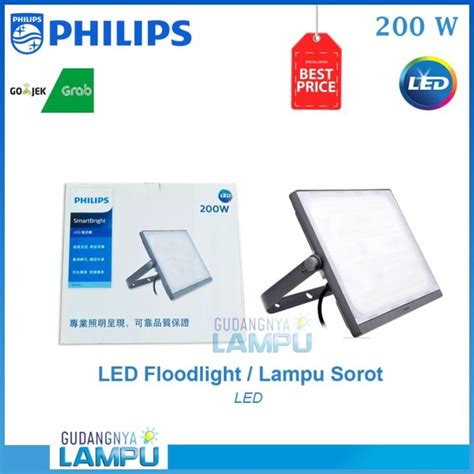 Lampu Sorot Led Philips BVP 176 200 Watt 5700k Cool White Lazada