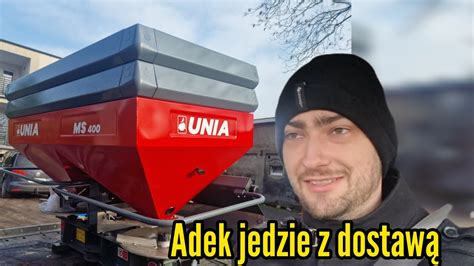 Dostarczyłem do klienta rozsiewacz marki UNIA YouTube