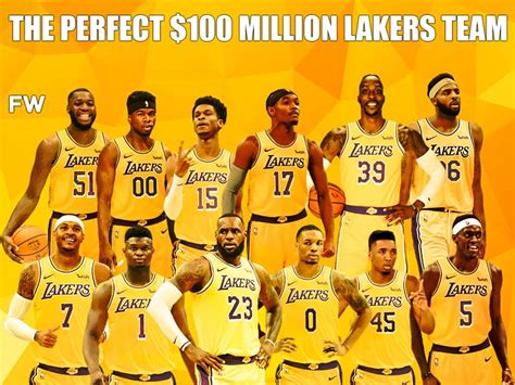 The Perfect Team For The Los Angeles Lakers For 100 Million Fadeaway