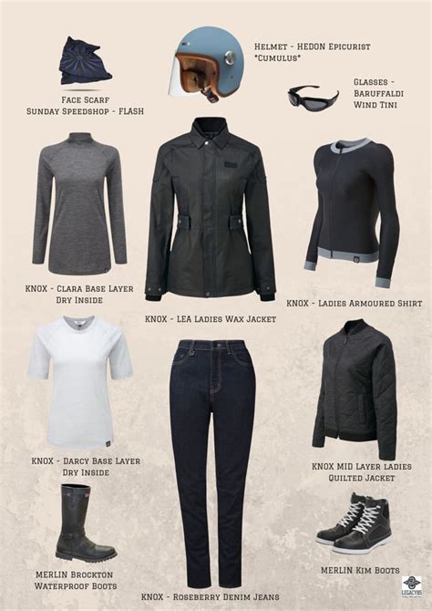 Urban Ladies – LEGACY85 Women Motorcycle Outfit, Motorbike Clothing ...