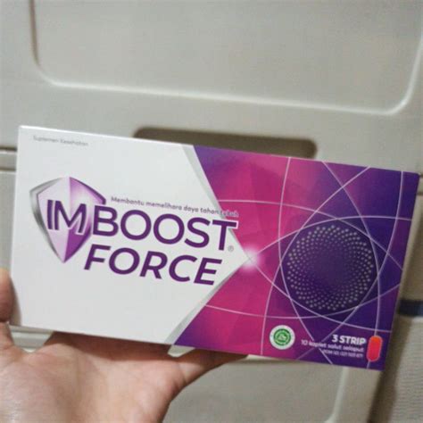 Jual Imboost Force Box 3 Strip 30 Kaplet Vitamin Daya Tahan Tubuh