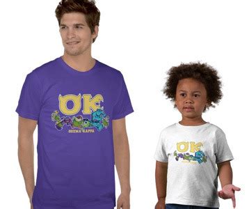 Oozma Kappa T-Shirt - Monsters University Mike and Sulley Fraternity