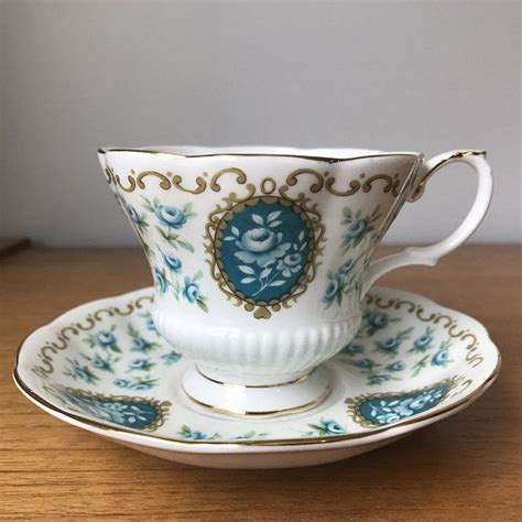 Royal Albert Cameo Series Treasure Vintage Teacup And Saucer