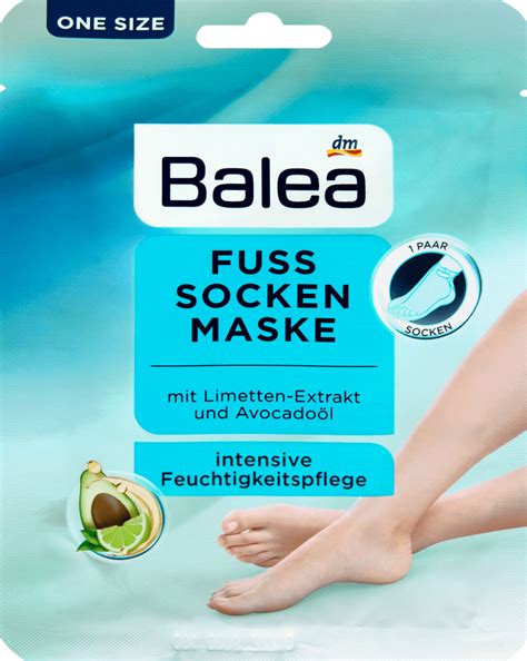 Balea Fuß Socken Maske 2 St dm at