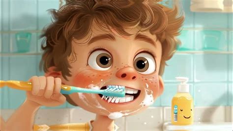 #Учимся чистить зубы весело: #детскоевидео с песенками и играми. Чистим ...