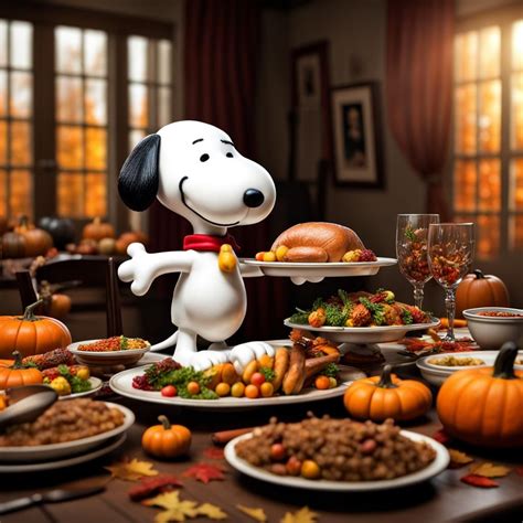 Snoopy Makes A Feast Ai Generated Artwork Nightcafe Creator