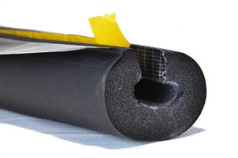 K-Flex Insul-Lock Self-Sealing Rubber Pipe Insulation, Pre-Split Design