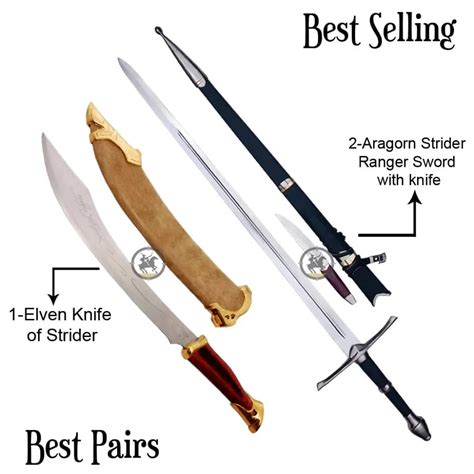 Elven Knife Of Strider And Aragorn Strider Ranger Sword Swordskingdom