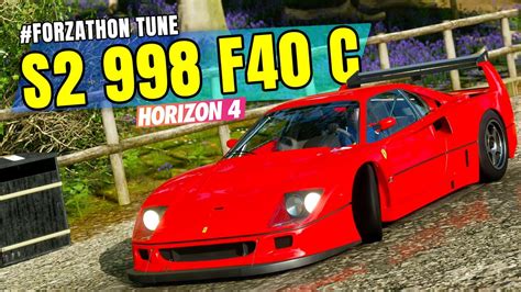 FORZA HORIZON 4 1989 FERRARI F40 COMPETIZIONE S2 Class FORZATHON