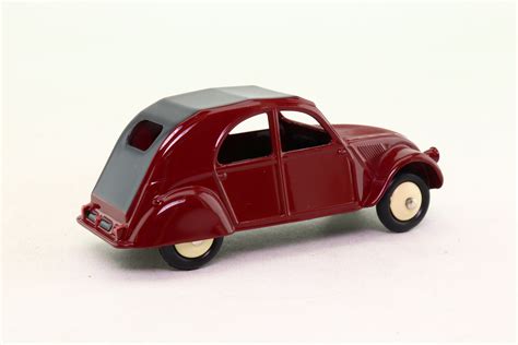 Atlas Dinky Toys T Citroen Cv Maroon Grey