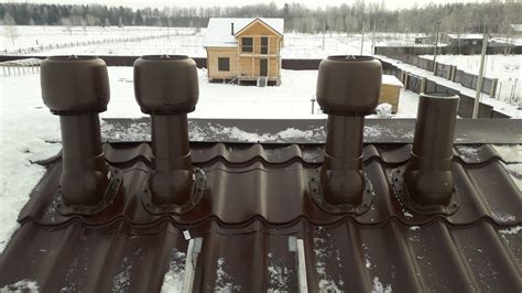 Проходной элемент Поливент для готовой кровли из металлочерепицы ...