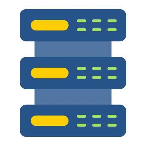 Iconos Del Servidor Vector Premium