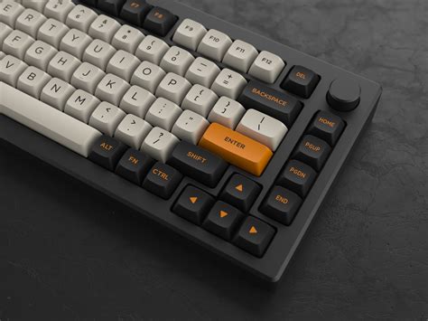 Bộ Keycap AKKO Carbon Retro ASA low profile 155 nút Double shot