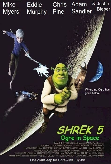 Shrek 5 Movie Ideas Shrek Goes To Space By Trackforce On Deviantart