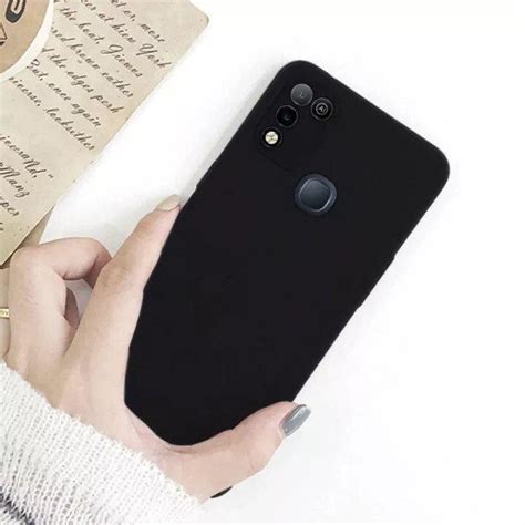 เคส Infinix Hot 40 40pro 10 10 10s 9 สำหรบอนฟนกซ ซลโคนสดำ กนกระแทก นม TPU