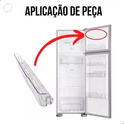 Prateleira Da Porta Freezer Geladeira Electrolux Tf S Dfn