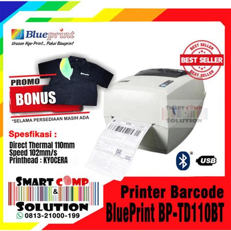 Jual Printer Barcode Thermal Blueprint Bp Td Usb Label Resi