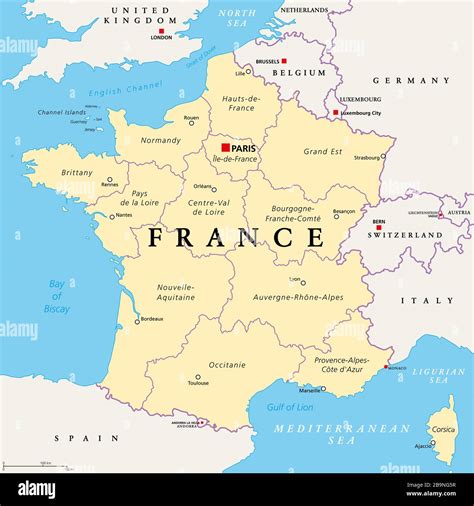 France World Map Europe