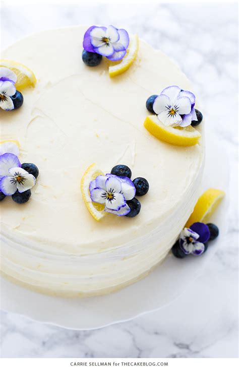 Lemon Blueberry Cake The Cake Blog