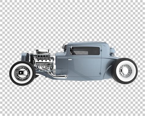 Premium Psd Hot Rod On Transparent Background D Rendering Illustration