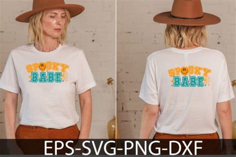 Spooky Babe Halloween Svg Retro Svg Graphic By Perstigesvgstudio Creative Fabrica