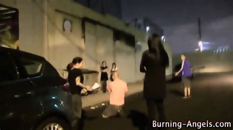 Lingerie Goth Slut Posing