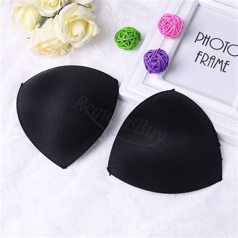 Pairs Foam Triangle Push Up Bra Pads Insert Bikini Swimsuit Swimwear New Ebay