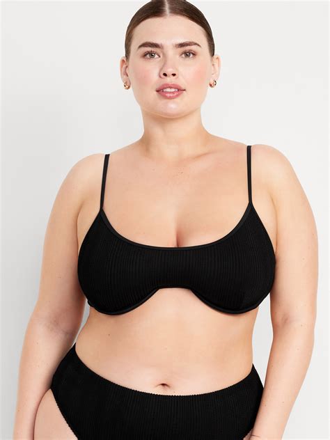 Ribbed Underwire Bikini Swim Top Old Navy