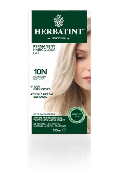 Platinum Blonde Hair Dye 10N In 130ml From Herbatint