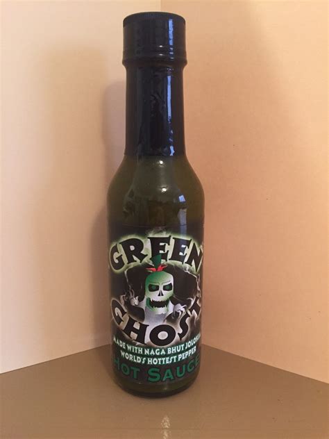 GREEN GHOST NAGA BHUT JOLOKIA HOT SAUCE Oz Scorched Lizard Sauces
