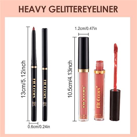 Nude Lip Liner And Lipstick Set For Black Women Matte Liquid Lipsticks Matching Lip