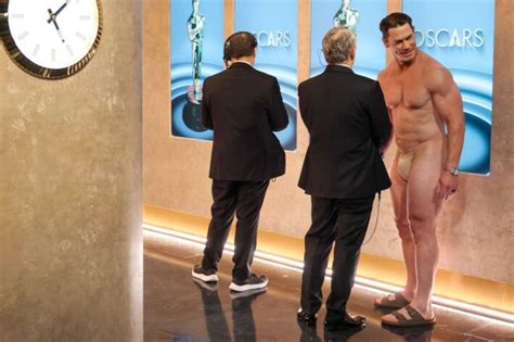 Oscars 2024 Producers Break Down John Cena S Nude Moment We Made Sure