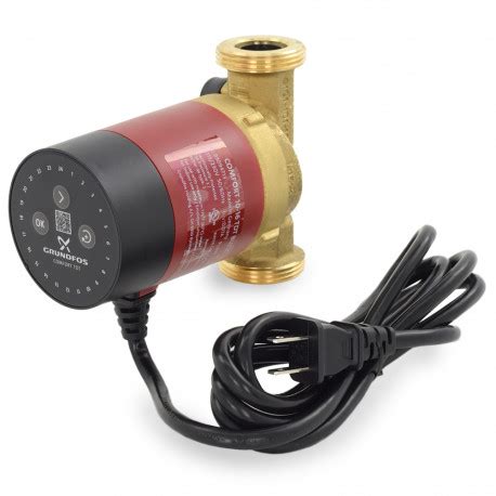 Grundfos COMFORT 10 16 TDT BU LC Hot Water Recirculating Pump 115 230V PexUniverse